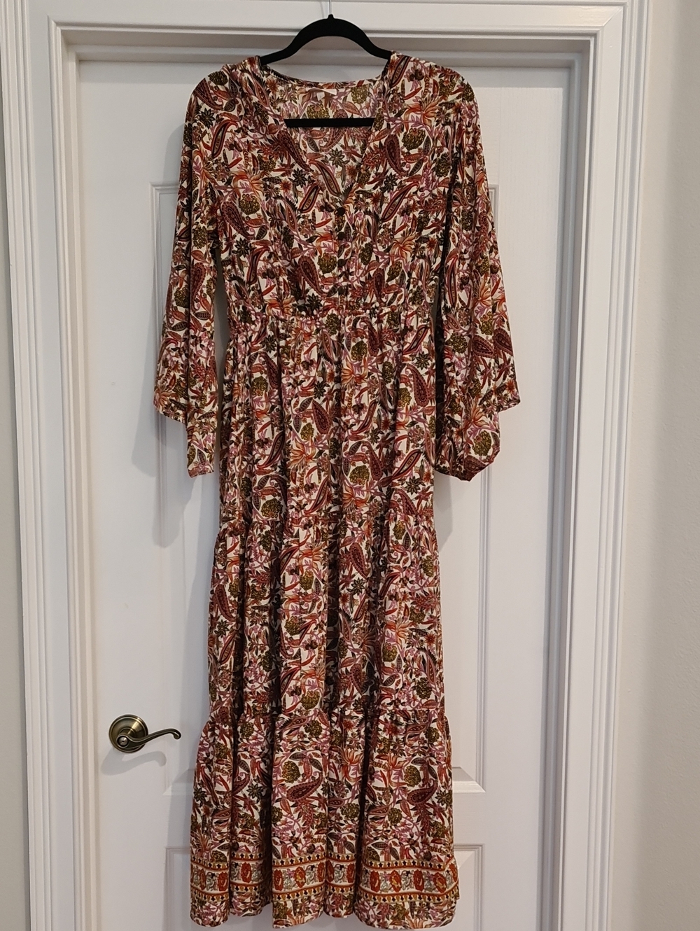 Boemo (Anthropologie) Floral Maxi Dress